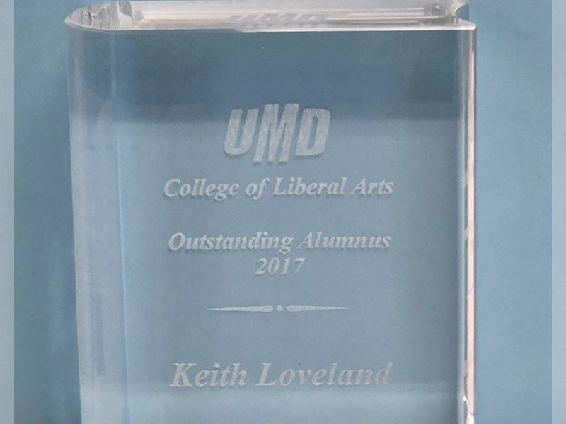 Keith Loveland Recognition