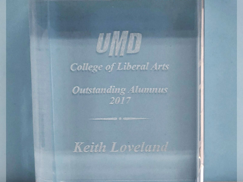 Keith Loveland Recognition